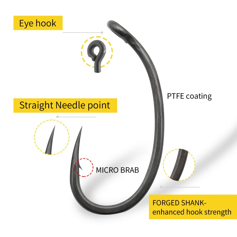 10pcs Carp Fishing Hook Curved - đánh giá và giá Fishing Hook Assortment