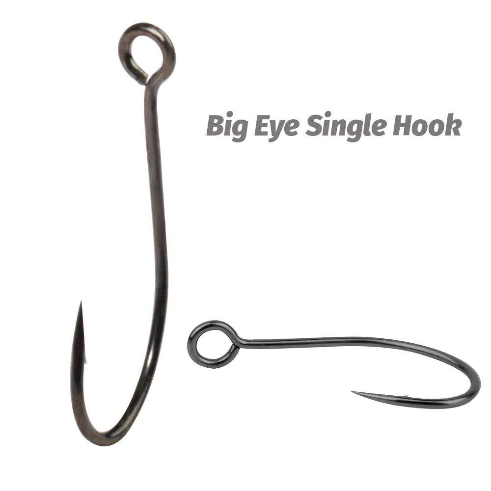 20PCS Big Ring Single Hooks 2# - đánh giá và giá Fishing Hook Circle