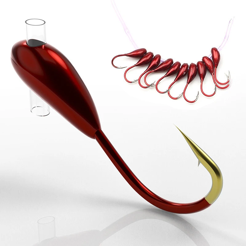 10/20 Mùa Đông Băng Móc Thép C - đánh giá và giá Fishing Hook Offset