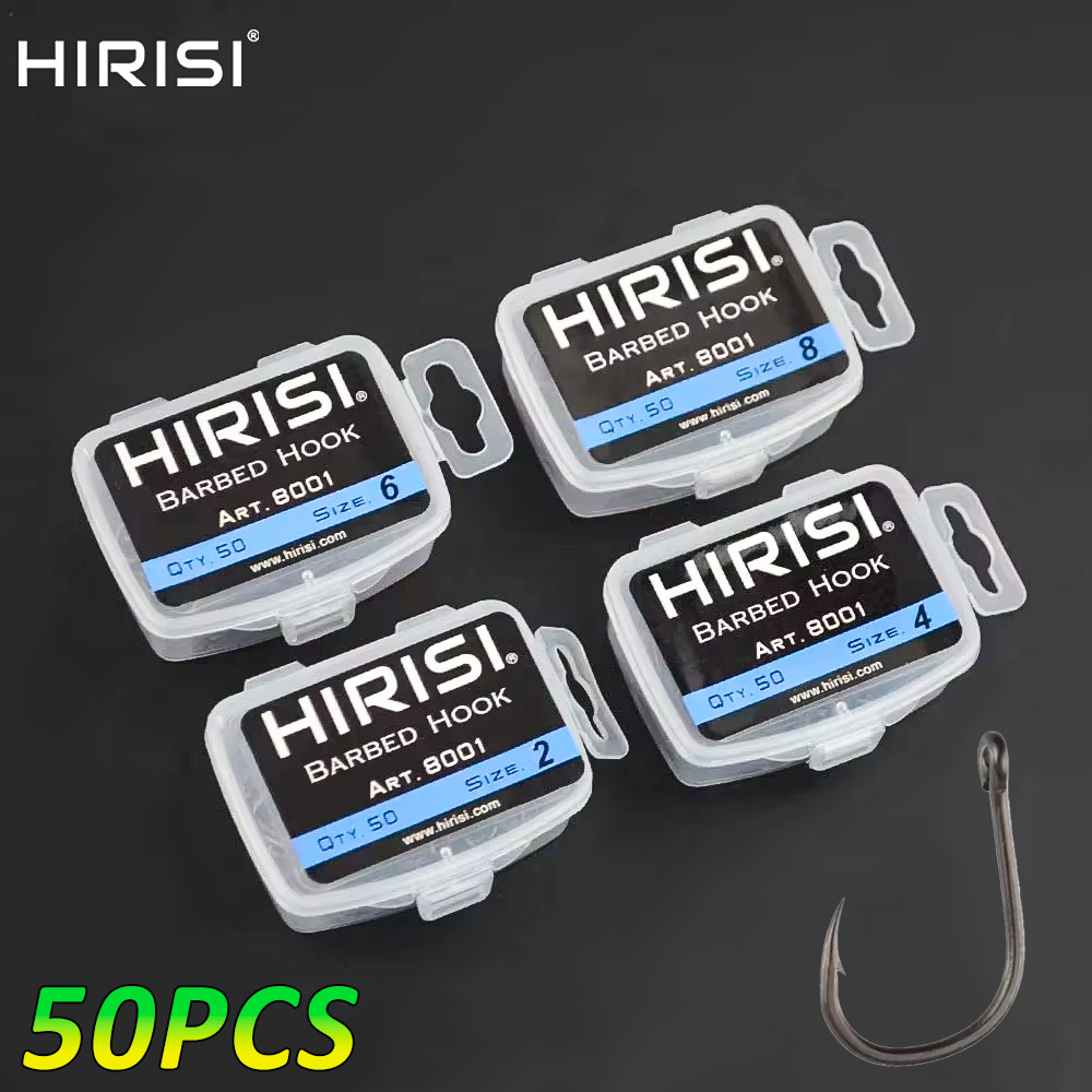 Hirisi 50pcs Barbed  Coated Ca - đánh giá và giá Fishing Hook Assortment