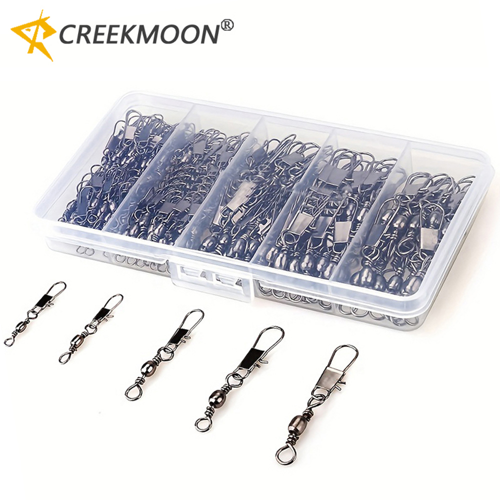 100Pcs/Lot 4#6#8#10#12# Swivel - đánh giá và giá Fishing Hook Assortment