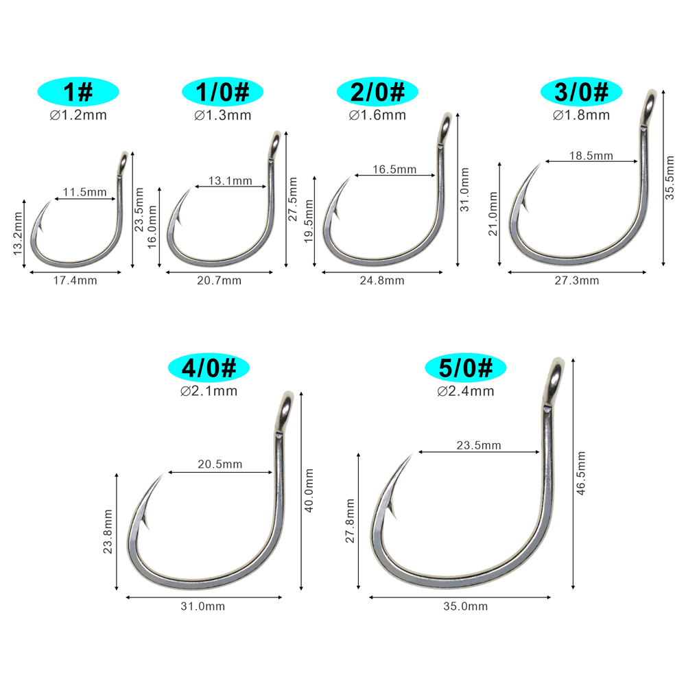 ICERIO 10 Phát Sáng Lớp Phủ Ch - đánh giá và giá Fishing Hook Offset