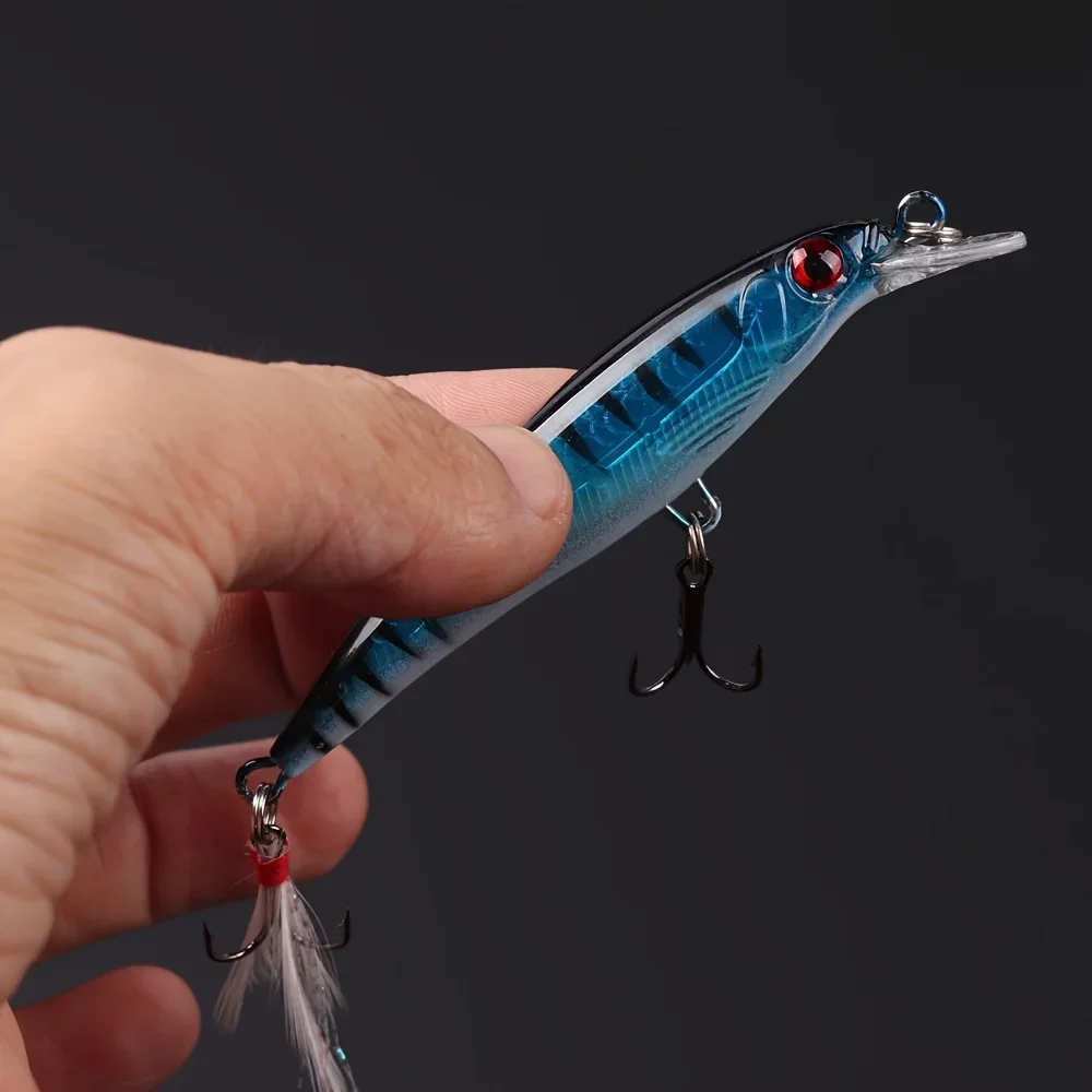 5pcs/box Laser 3D Eyes Bionic  - đánh giá và giá Fishing Hook