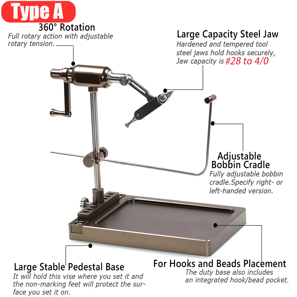 Wifreo 360° Rotation Fly Tying - đánh giá và giá Fishing Hook Jig