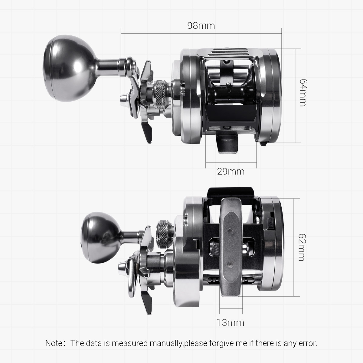 NOEBY Gainers Jigging Reel Met - đánh giá và giá Daiwa Reel Bg